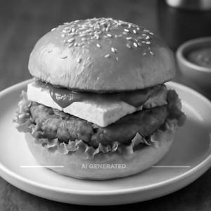 Schezwan Cheese Burger
