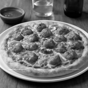 Paneer manchurian pizza