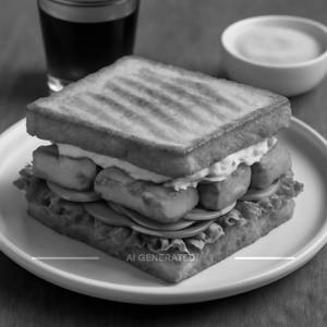 Cajun Spice Paneer Sandwich