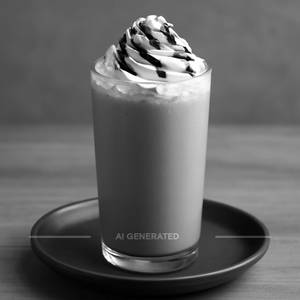 Cold coffee with crush
