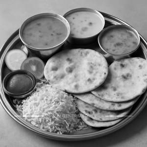 Mini paneer thali