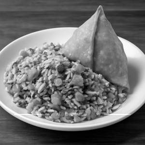 Special Samosa Bhel