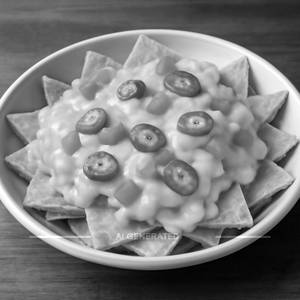 Nachos With Cheese .