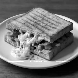 Cheese Burst Pizza Sandwich