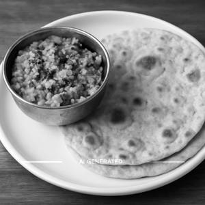 Egg Bhurji +2 Chapati                             