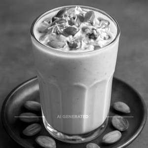 Kesar Badam Milkshake [Serves 1]