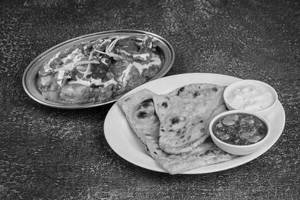 2 Butter Nan+paneer Butter Masala(single Portion)