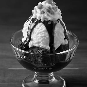 Mexican Brownie Ice Cream Sundae