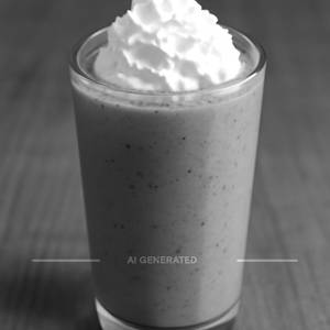 Black currant thick shake