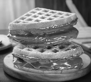 Nutella bomb waffle
