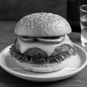 Veg cheese burger