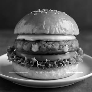 Corn Tikki Burger
