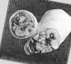 Mushroom malai roll