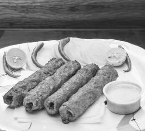 Soya seekh kabab mutton flavour tandoori