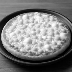 Cheese and corn pizza