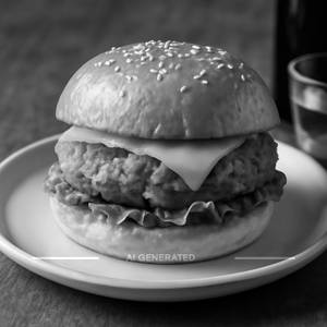 Chicken cheese burger
