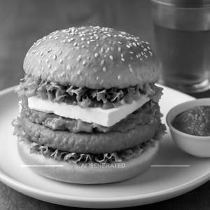 Schezwan Cheese Burger
