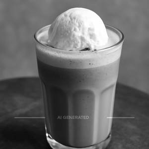 Cold Coffee with Vanilla Ice Cream