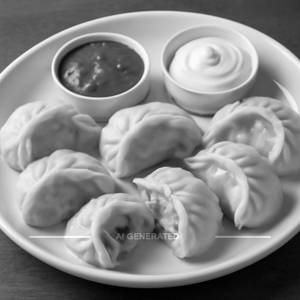 Sweet Corn Paneer Veggie Steamed Momos [10 Pieces]