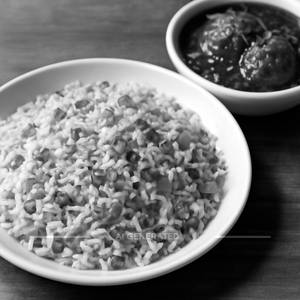 Fried rice+manchurian