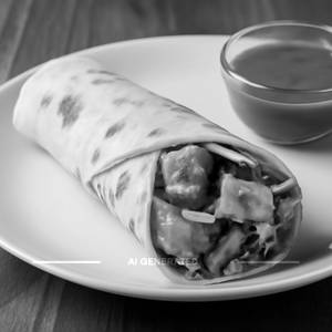 Peri peri paneer roll