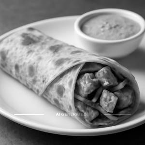 Chatpata  Paneer Roll