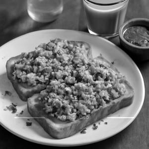 Paneer Bhurji Toast