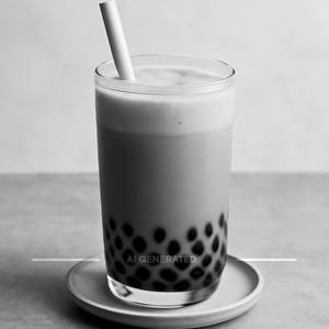 Matcha bubble tea 