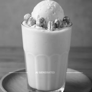Vanilla Shake With Ice Cream
