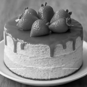 Strawberry Cake [500 grams]
