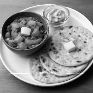 Seasonal Veg & 3 Butter Phulka Combo