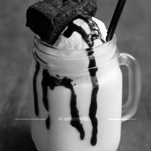 Vanilla Brownie Milkshake
