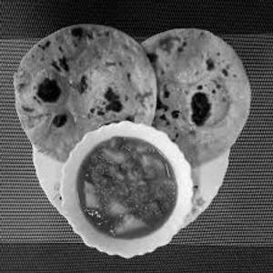 Alu sabzi wid 4 roti