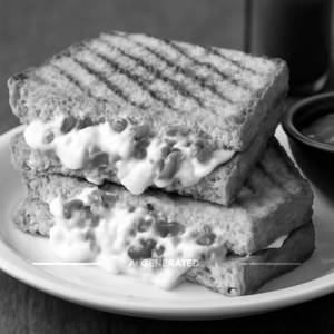Cheese chili sandwich