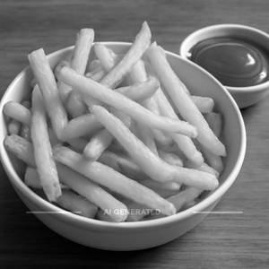 Simply salted fries