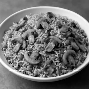 Mushroom Fried Rice                                            