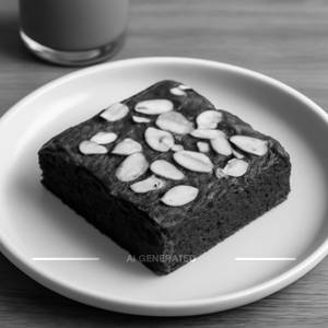 Almond brownie