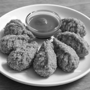 Veg kurkure momos [8 pieces]
