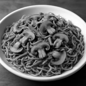 Mushroom Fried Noodles