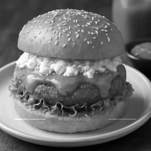 Peri peri cheese burger