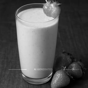 Strawberry lassi