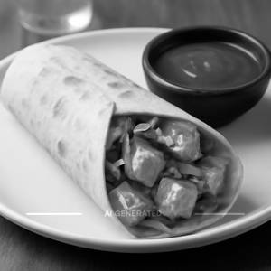 Korean Tangy Paneer Wrap