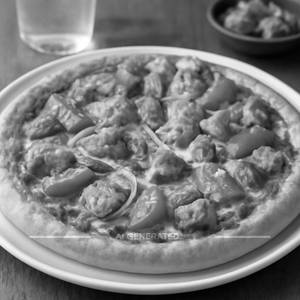 Achari marinate pizza