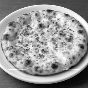 Cheese garlic naan