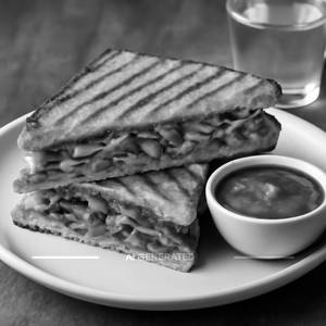 Schezwan grilled sandwich