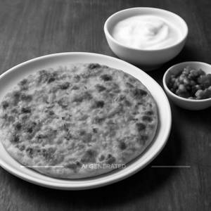 Aloo Paratha+Curd+Pickle