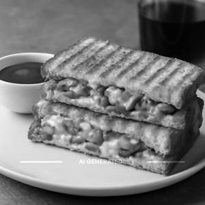 Veggie Cheese Grilled Sandwich