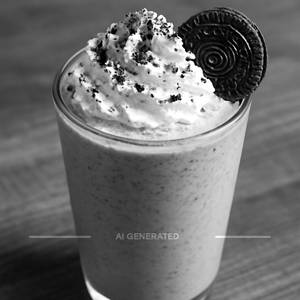 Oreo ice cream shake