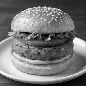 Veg patty burger