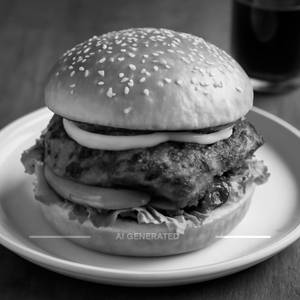 Chicken tandoori burger